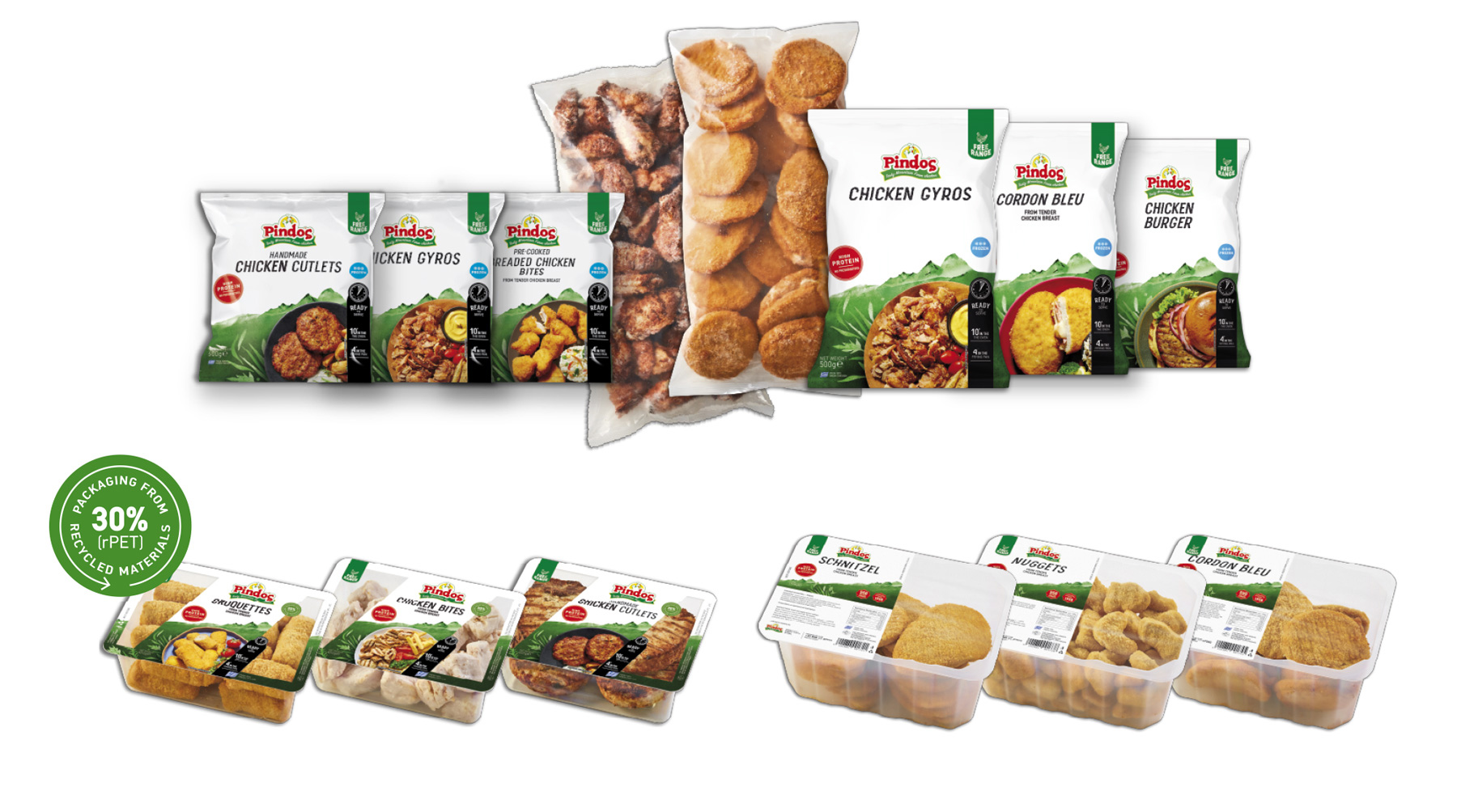 PRE-COOKED FROZEN & FRESH, pindos products